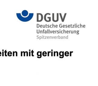 Screenshot DGUV permission less emission asbestos pipes germany